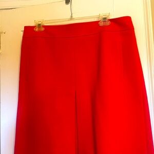 Loft red skirt petite